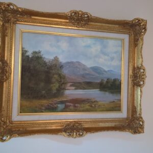 Oil Painting Of Loch An Eilein